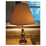 Brass table lamp 28"