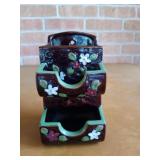 Ceramic match holder, made in occupied Japan