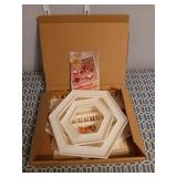 Lap weaving and country crafts loom set