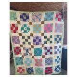Handmade quilt 77 x 65