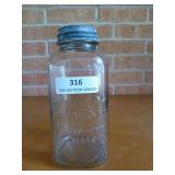 Presto supreme mason jar w/ zinc lid