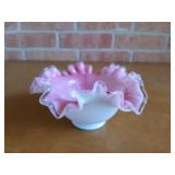 Fenton ruffled edge dish 6.5"