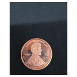 1 AV oz copper .999 fine coin