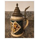 German beer stein 8"