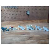 Asst porcelain shoes, Japan