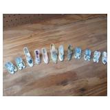 Asst porcelain shoes, Japan