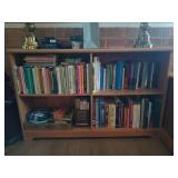 2 tier pine bookshelf 30 x 12 x 48  * NO