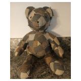 Large quilted bear 25"