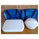 Aladdin casserole carrier, stainless bowl