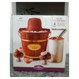 Nostalgia 4 qt electric ice cream maker, works
