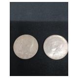 2 ct 1964 - D Kennedy half dollars