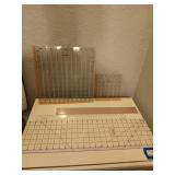 Fiskars cutting mat, 22x34, and assorted