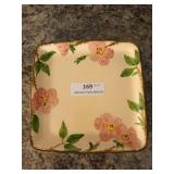 Franciscan desert Rose square plate 8x8