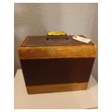 Vintage singer sewing machine travel case, case