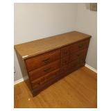 Nine drawer dresser, 31x18x55 in, may need some