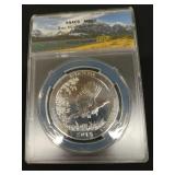 2015 5 oz silver quarter dollar