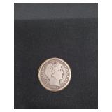 1908 - O Barber half dollar