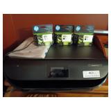 HP envy 5052 printer with ink cartridges, epad