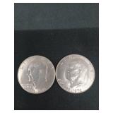 2 ct bicentennial 1976 - D Ike dollars