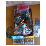 Asst party favors, candle holders, decorations