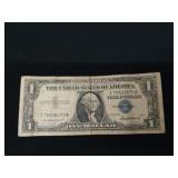 1957 silver certificate dollar bill