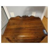 4 drawer chest on wood casters 41 x 18 x 30