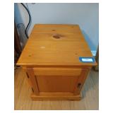 Wooden side table, 22x24x20 in