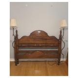 Beautiful wooden queen size bed frame