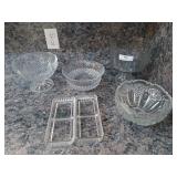 6 pcs get glassware serving dishes