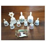 Collection of cute little destination bells, and