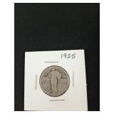 1925 standing liberty quarter VG