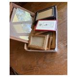 Picture frames assorted styles and sizes box 3
