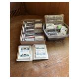 Group of cassette tapes, all varieties of music