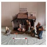 Ceramic Nativity Scene