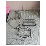 Five more wire carrying racks