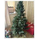Christmas tree - 5 foot lighted, untested -needs