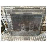 Large fireplace screen
