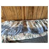 Vintage Queen Bedspread; quilted stitching with