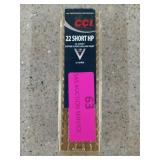100 rds .22 short HP 27 gr