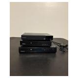 3 DVD players; Magnavox works other two untested