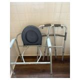 Bathroom Handicap Accessory and a walker