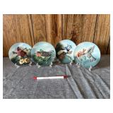 Decorative Plates; set a four small bird plates-