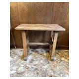Decorative western style wooden side table