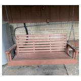 Wooden Porch Swing
