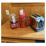 Small KitchenAid blender, a ninja blender and a