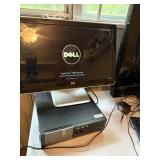 Computer Setup - HP monitor, Dell desktop