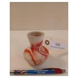 Small pottery vase Nemadgi pottery 3.5"