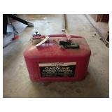 Quicksilver metal 6 gallon boat gas can