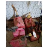 5-1 and 2 gallon gas cans