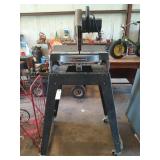 Sears Craftsman 10-in miter saw on rolling stand,